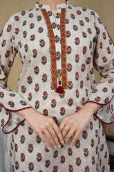 NUSL3266 Printed Lawn Suit - Unstitched 3Pc